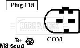 Borg & Beck BBA2993 - Генератор autocars.com.ua