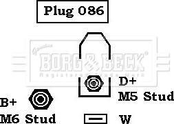 Borg & Beck BBA2098 - Генератор avtokuzovplus.com.ua