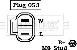 Borg & Beck BBA2870 - Генератор autocars.com.ua