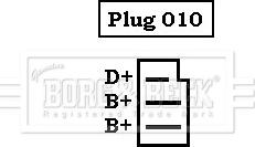 Borg & Beck BBA2388 - Генератор autocars.com.ua