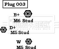 Borg & Beck BBA2815 - Генератор autodnr.net