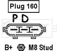 Borg & Beck BBA2503 - Генератор avtokuzovplus.com.ua