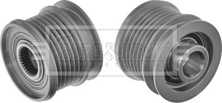 Borg & Beck BBA5089 - Ремінний шків, генератор autocars.com.ua