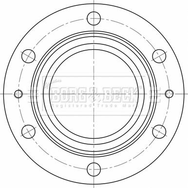 Borg & Beck BBD32592 - Гальмівний диск autocars.com.ua