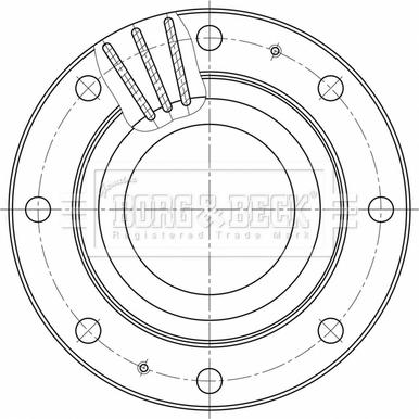 Borg & Beck BBD32597 - Тормозной диск avtokuzovplus.com.ua