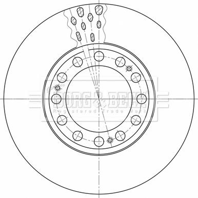 Borg & Beck BBD32604 - Гальмівний диск autocars.com.ua