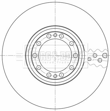 Borg & Beck BBD32609 - Тормозной диск avtokuzovplus.com.ua