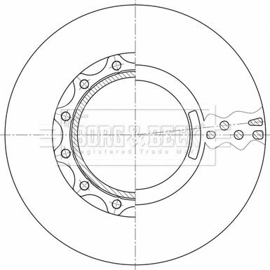 Borg & Beck BBD32614 - Тормозной диск avtokuzovplus.com.ua