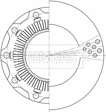 Borg & Beck BBD32620 - Гальмівний диск autocars.com.ua