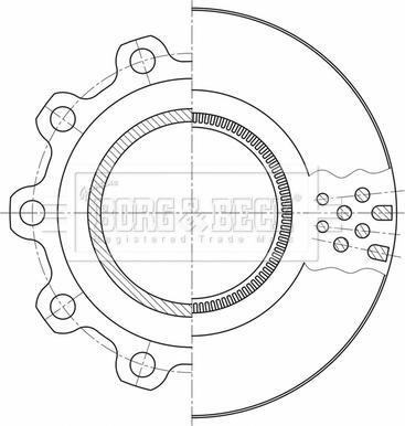 Borg & Beck BBD32624 - Гальмівний диск autocars.com.ua