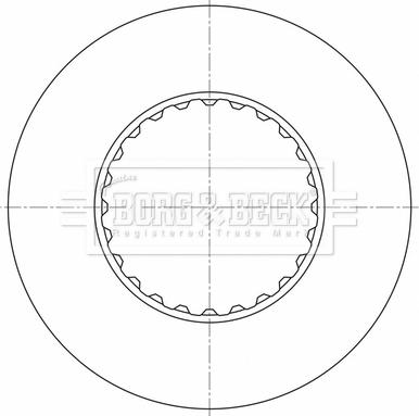 Borg & Beck BBD32628 - Тормозной диск avtokuzovplus.com.ua