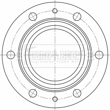 Borg & Beck BBD32633 - Гальмівний диск autocars.com.ua