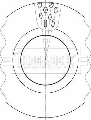 Borg & Beck BBD32635 - Гальмівний диск autocars.com.ua