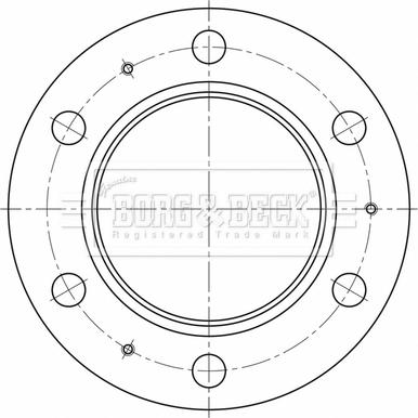 Borg & Beck BBD32636 - Гальмівний диск autocars.com.ua