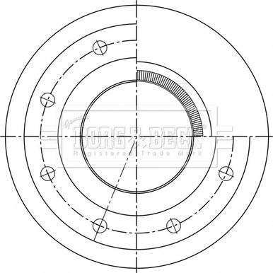 Borg & Beck BBD32640 - Гальмівний диск autocars.com.ua