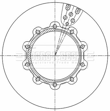 Borg & Beck BBD32642 - Тормозной диск avtokuzovplus.com.ua