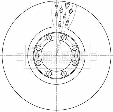 Borg & Beck BBD32647 - Гальмівний диск autocars.com.ua