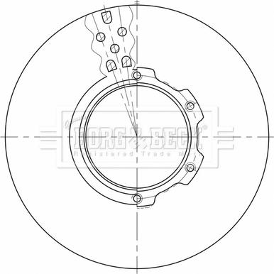 Borg & Beck BBD32648 - Гальмівний диск autocars.com.ua