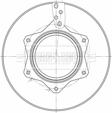 Borg & Beck BBD32649 - Тормозной диск avtokuzovplus.com.ua