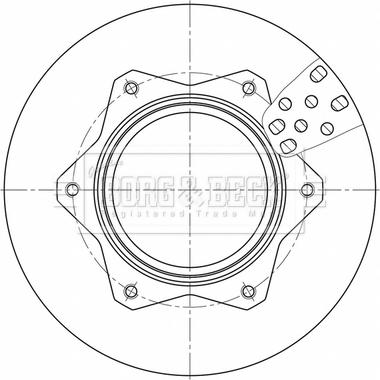 Borg & Beck BBD32652 - Тормозной диск avtokuzovplus.com.ua