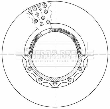 Borg & Beck BBD32656 - Тормозной диск avtokuzovplus.com.ua