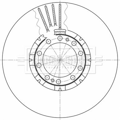 Borg & Beck BBD32657 - Гальмівний диск autocars.com.ua