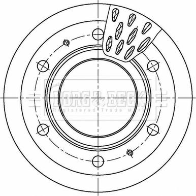 Borg & Beck BBD32659 - Гальмівний диск autocars.com.ua