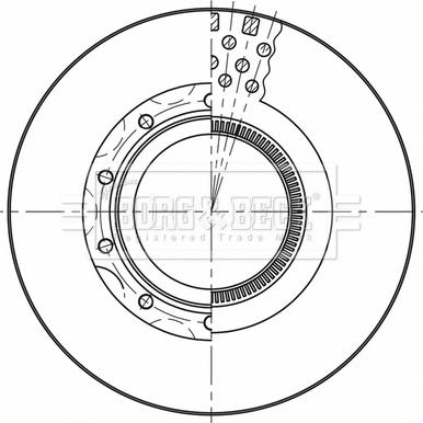 Borg & Beck BBD32667 - Тормозной диск avtokuzovplus.com.ua