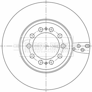 Knorr Bremse K119842 - Гальмівний диск autocars.com.ua