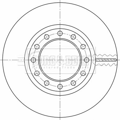 Borg & Beck BBD32794 - Тормозной диск avtokuzovplus.com.ua