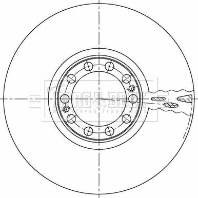 Borg & Beck BBD32932 - Гальмівний диск autocars.com.ua