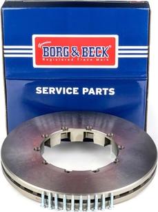 Borg & Beck BBD33036 - Гальмівний диск autocars.com.ua