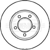 Borg & Beck BBD4044 - Тормозной диск avtokuzovplus.com.ua