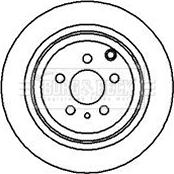 Borg & Beck BBD4070 - Гальмівний диск autocars.com.ua