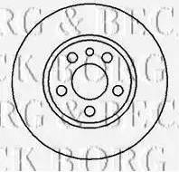 Borg & Beck BBD4079 - Гальмівний диск autocars.com.ua