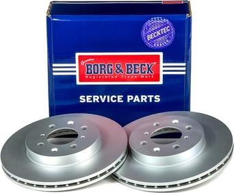Borg & Beck BBD4081 - Гальмівний диск autocars.com.ua