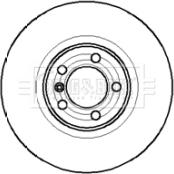 Borg & Beck BBD4085 - Гальмівний диск autocars.com.ua