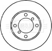 Borg & Beck BBD4095 - Гальмівний диск autocars.com.ua