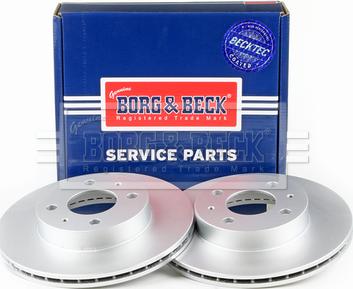 Borg & Beck BBD4112 - Гальмівний диск autocars.com.ua