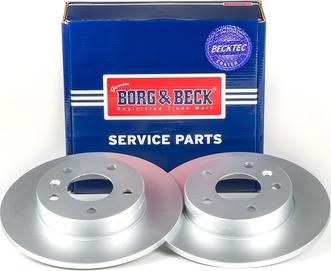 Borg & Beck BBD4114 - Тормозной диск autodnr.net