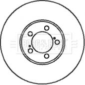 Borg & Beck BBD4117 - Тормозной диск autodnr.net