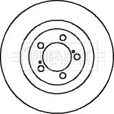 Borg & Beck BBD4119 - Тормозной диск avtokuzovplus.com.ua