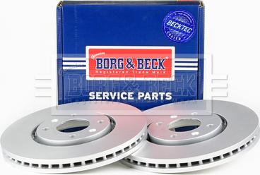 Borg & Beck BBD4133 - Гальмівний диск autocars.com.ua