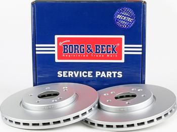 Borg & Beck BBD4141 - Гальмівний диск autocars.com.ua