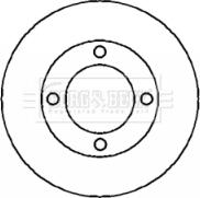 Borg & Beck BBD4144 - Гальмівний диск autocars.com.ua