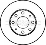 Borg & Beck BBD4156 - Тормозной диск avtokuzovplus.com.ua