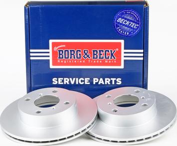 Borg & Beck BBD4167 - Гальмівний диск autocars.com.ua