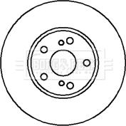 Borg & Beck BBD4169 - Гальмівний диск autocars.com.ua