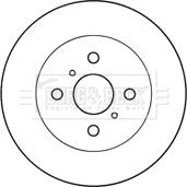 Borg & Beck BBD4175 - Тормозной диск avtokuzovplus.com.ua