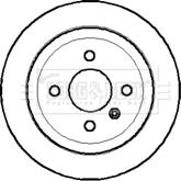 Borg & Beck BBD4187 - Тормозной диск avtokuzovplus.com.ua